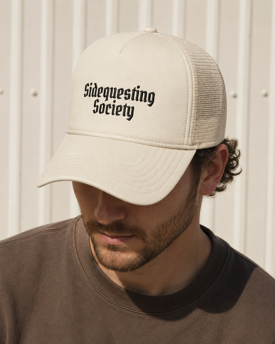 Sidequesting Society Trucker Cap — Neurodivergent Pride Foam Trucker Hat